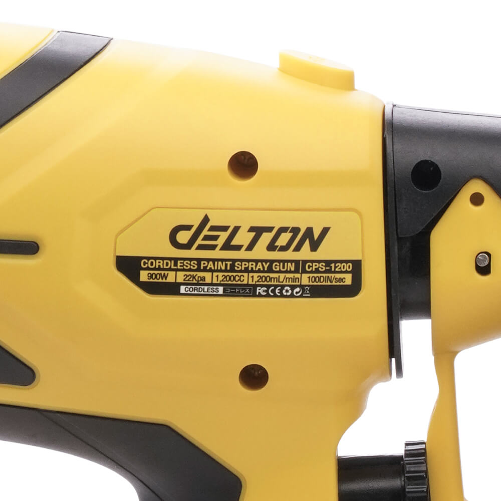 เครื่องพ่นสีไร้สาย (พร้อมแบตเตอรี่) DELTON รุ่น CPS-1200 900 วัตต์ 1,200CC